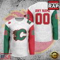 NHL Custom Name Number Calgary Flames Mexican Heritage New Design Hockey Jersey