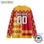 NHL Calgary Flames Spcial Ugly Christmas Hockey Design Cardigan, Hockey Fans Cardigan Shirt