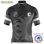 NHL Calgary Flames Special Mono Cycling Jersey, Hockey Team Design Jersey