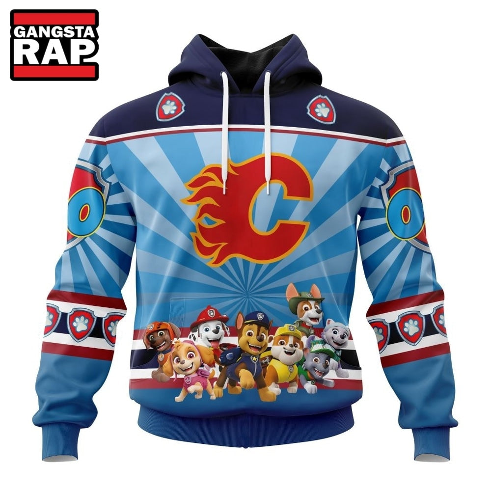 NHL Calgary Flames Special Paw Patrol Kits Hoodie, T Shirt