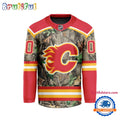 NHL Calgary Flames Special Realtree Camo Hunting Hockey Jersey