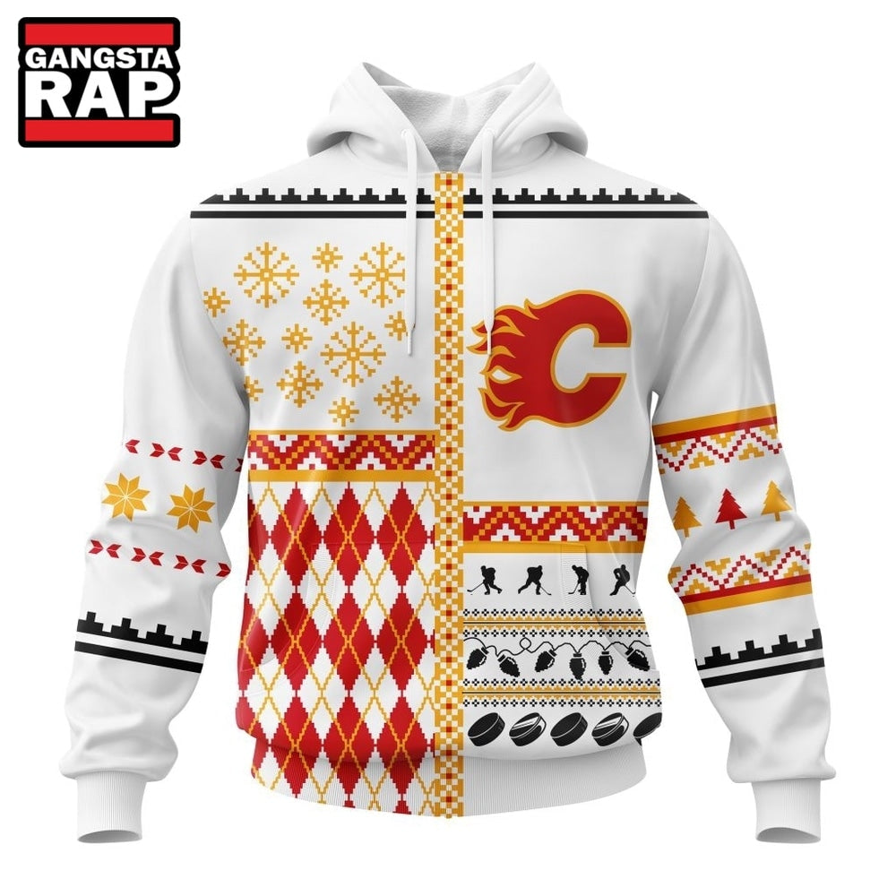 NHL Calgary Flames Specialized Christmas Is Coming New Design Hoodie, T Shirt