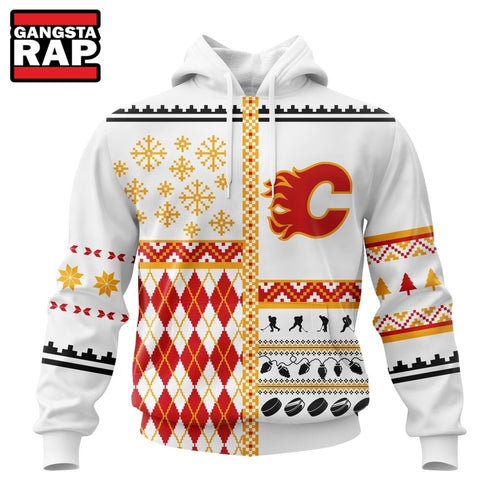 NHL Calgary Flames Specialized Christmas Is Coming New Design Hoodie, T Shirt