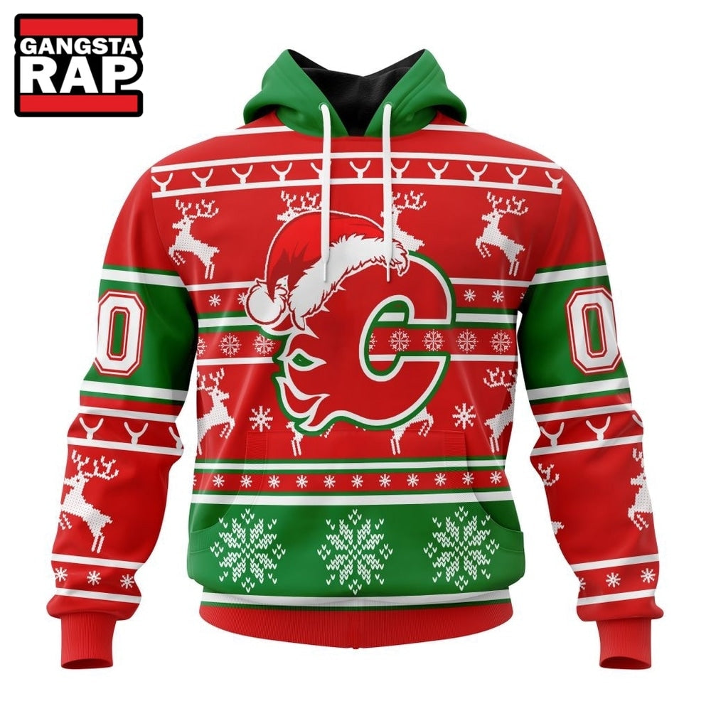 NHL Calgary Flames Specialized Unisex Christmas Is Coming Hoodie, T Shirt