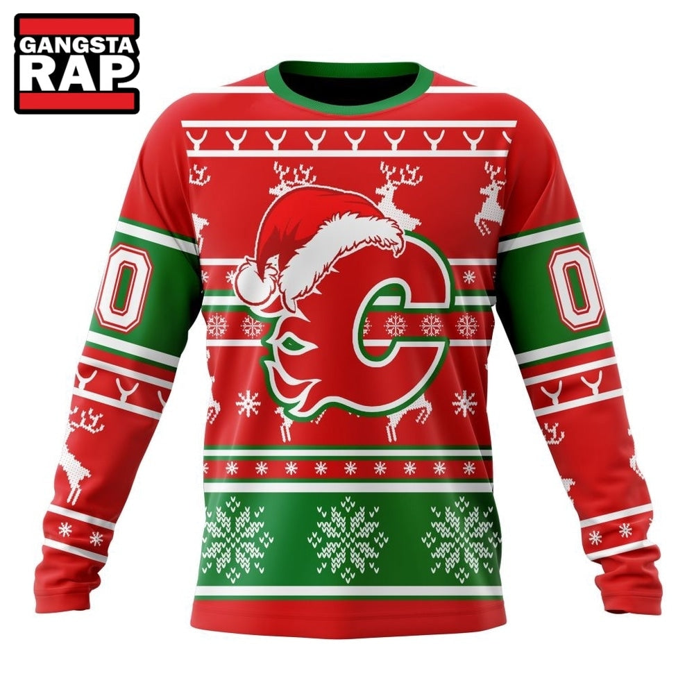 NHL Calgary Flames Specialized Unisex Christmas Is Coming Hoodie, T Shirt