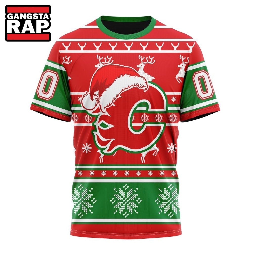 NHL Calgary Flames Specialized Unisex Christmas Is Coming Hoodie, T Shirt