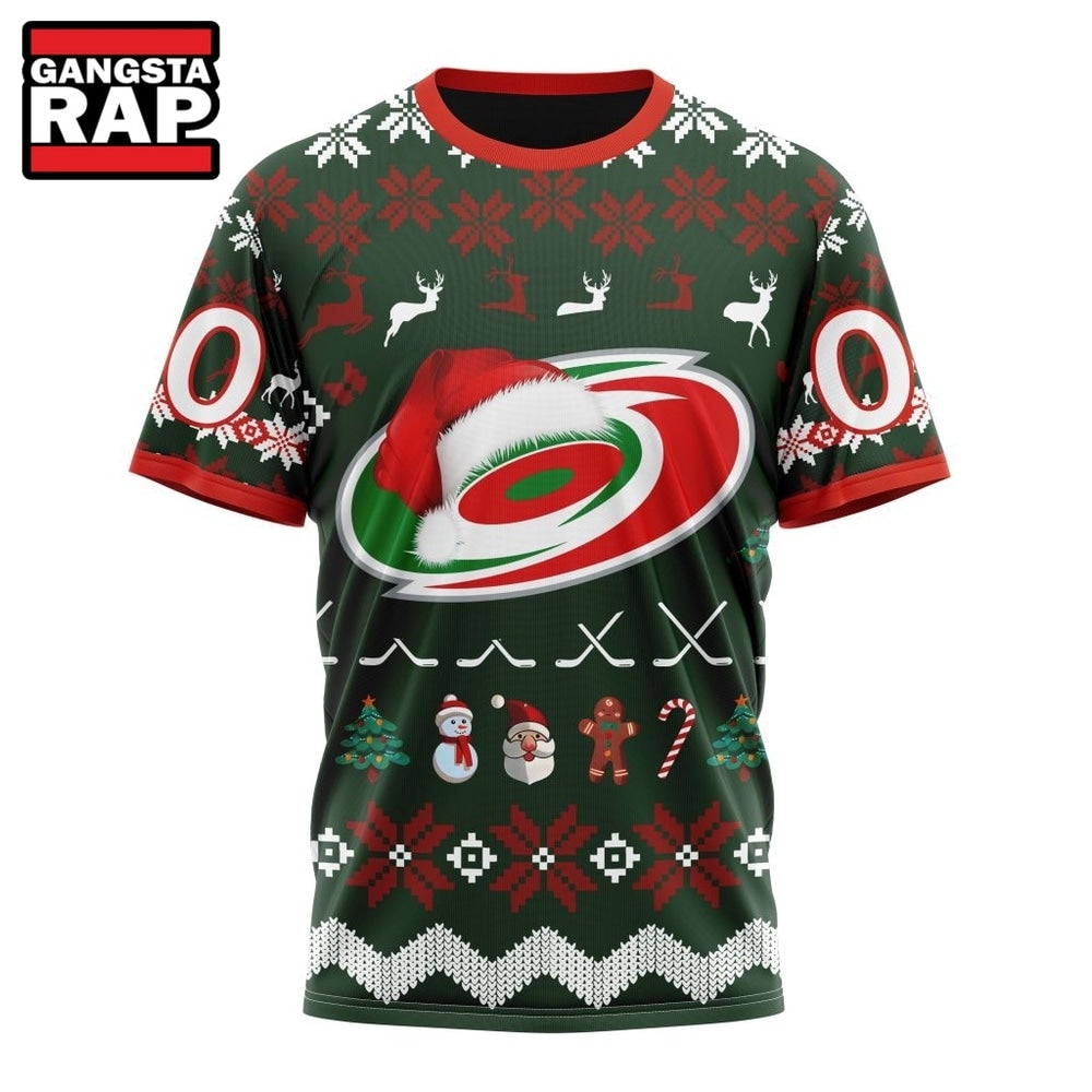 NHL Carolina Hurricanes Hockey Christmas Is Coming 2026 Hoodie, T Shirt