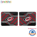 NHL Carolina Hurricanes Hockey Logo Team Personalized Name Black Men’s Wallet