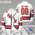 NHL Carolina Hurricanes Hockey Team Personalized Away New Puffer Jacket