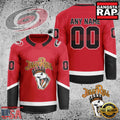 NHL Custom Name Number Carolina Hurricanes Jelly Roll New Design Hockey Jersey
