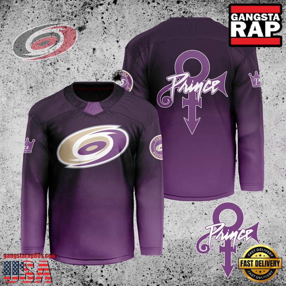 NHL Custom Name Number Carolina Hurricanes Prince New Design Hockey Jersey