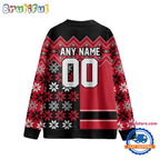 NHL Carolina Hurricanes Spcial Ugly Christmas Hockey Design Cardigan, Hockey Fans Cardigan Shirt