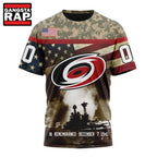 NHL Carolina Hurricanes Specialized Unisex Kits Remember Pearl Harbor Hoodie, T Shirt