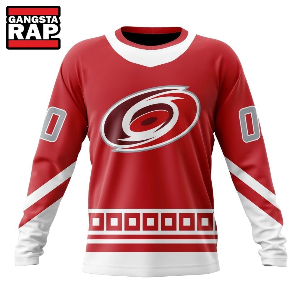 NHL Carolina Hurricanes Specialized Unisex Kits With Retro Concepts Hoodie, T Shirt
