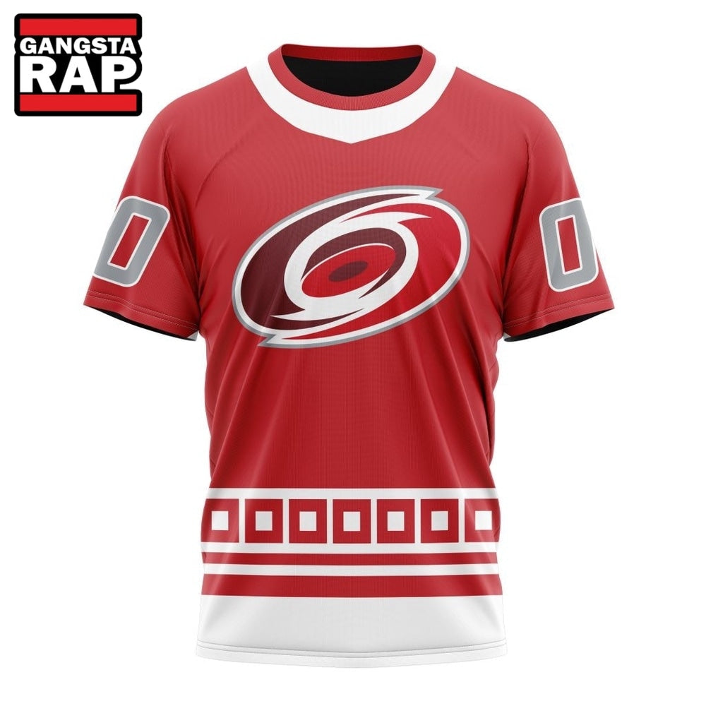 NHL Carolina Hurricanes Specialized Unisex Kits With Retro Concepts Hoodie, T Shirt