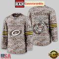 NHL Carolina Hurricanes US Marine Corps Camo Hockey Jersey