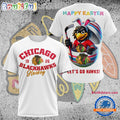NHL Chicago Blackhawks Hockey Team Mascot Design Happy Easter Day T Shirt
