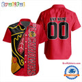 NHL Chicago Blackhawks New Design Hawaiian Shirt, Hockey Team Button Shirt