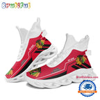 NHL Chicago Blackhawks Personalized Name Hockey Team Design High Top Max Soul Shoes
