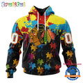NHL Chicago Blackhawks Special Autism Awareness Custom Hoodie, Sweatshirt, TShirt