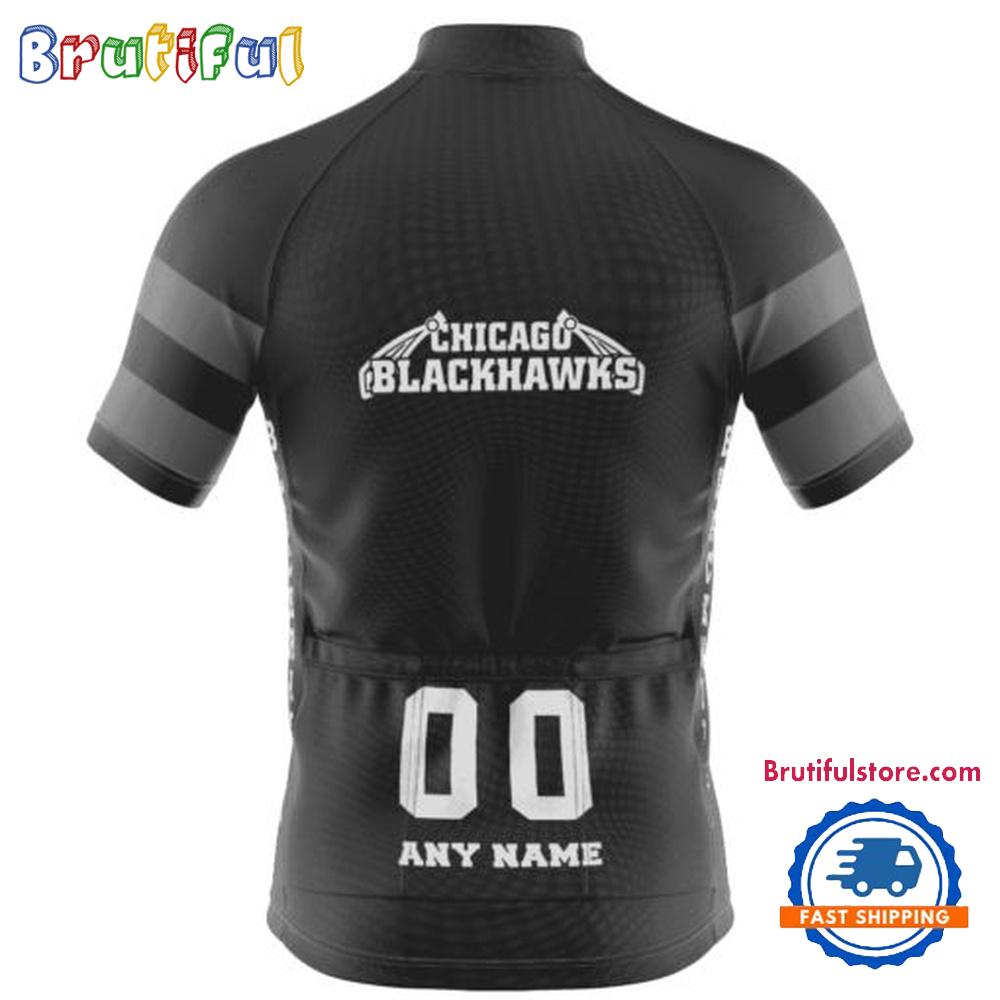 NHL Chicago Blackhawks Special Mono Cycling Jersey, Hockey Team Design Jersey