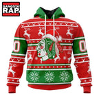 NHL Chicago BlackHawks Specialized Unisex Christmas Is Coming Hoodie, T Shirt