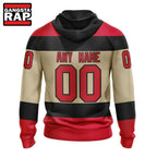 NHL Chicago BlackHawks Specialized Unisex Kits With Retro Concepts Hoodie, T Shirt