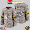 NHL Chicago Blackhawks US Marine Corps Camo Hockey Jersey