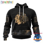 NHL Chicago Blackhawks Veterans Military Appreciation Design Hoodie, Sweatshirt, TShirt