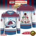 NHL Colorado Avalanche Christmas 2025 Custom Number Hockey Jersey