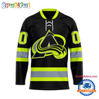 NHL Colorado Avalanche Honoring Firefighters Lace Hockey Jersey