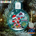 NHL Colorado Avalanche Personalized Santa Claus Hockey Team Logo Christmas Led Acrylic Ornament