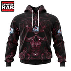 NHL Colorado Avalanche Special Design Halloween With Skull Art Hoodie, T Shirt