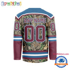 NHL Colorado Avalanche Special Realtree Camo Hunting Hockey Jersey