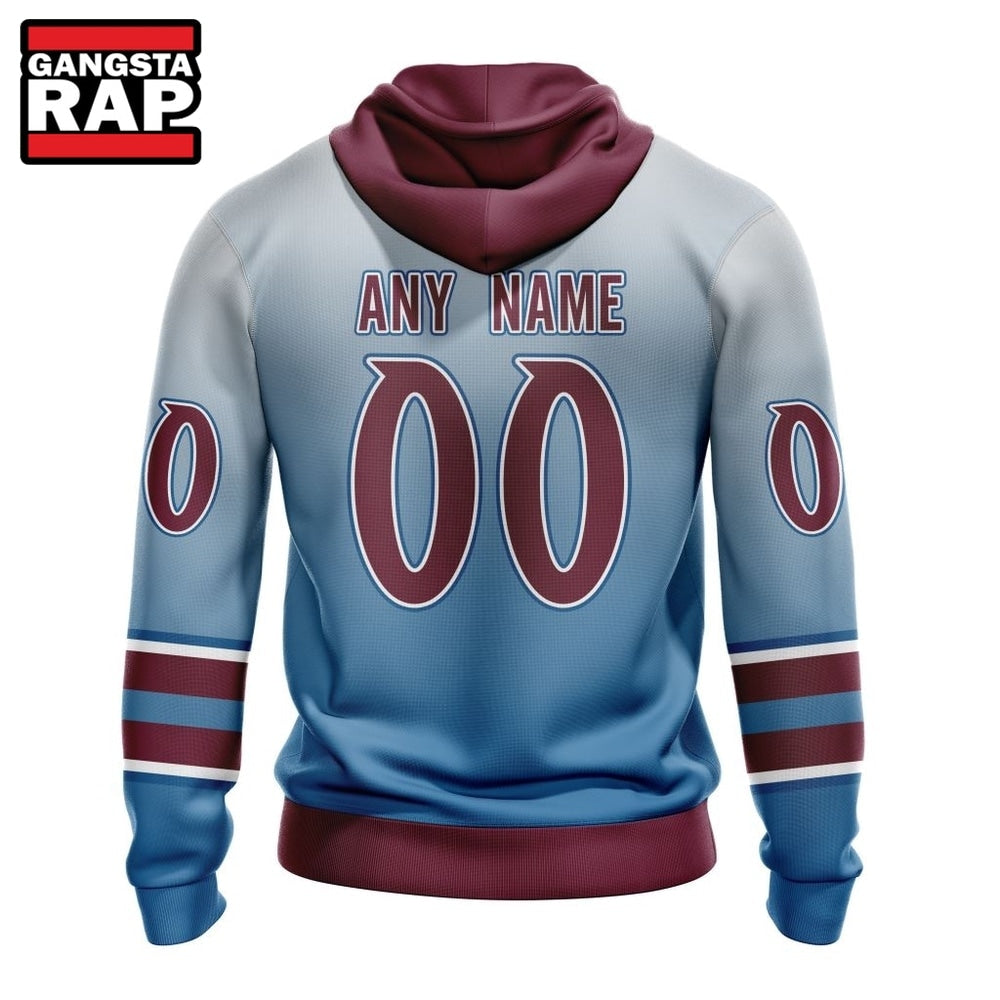 NHL Colorado Avalanche Special Retro Gradient Design Hoodie, T Shirt