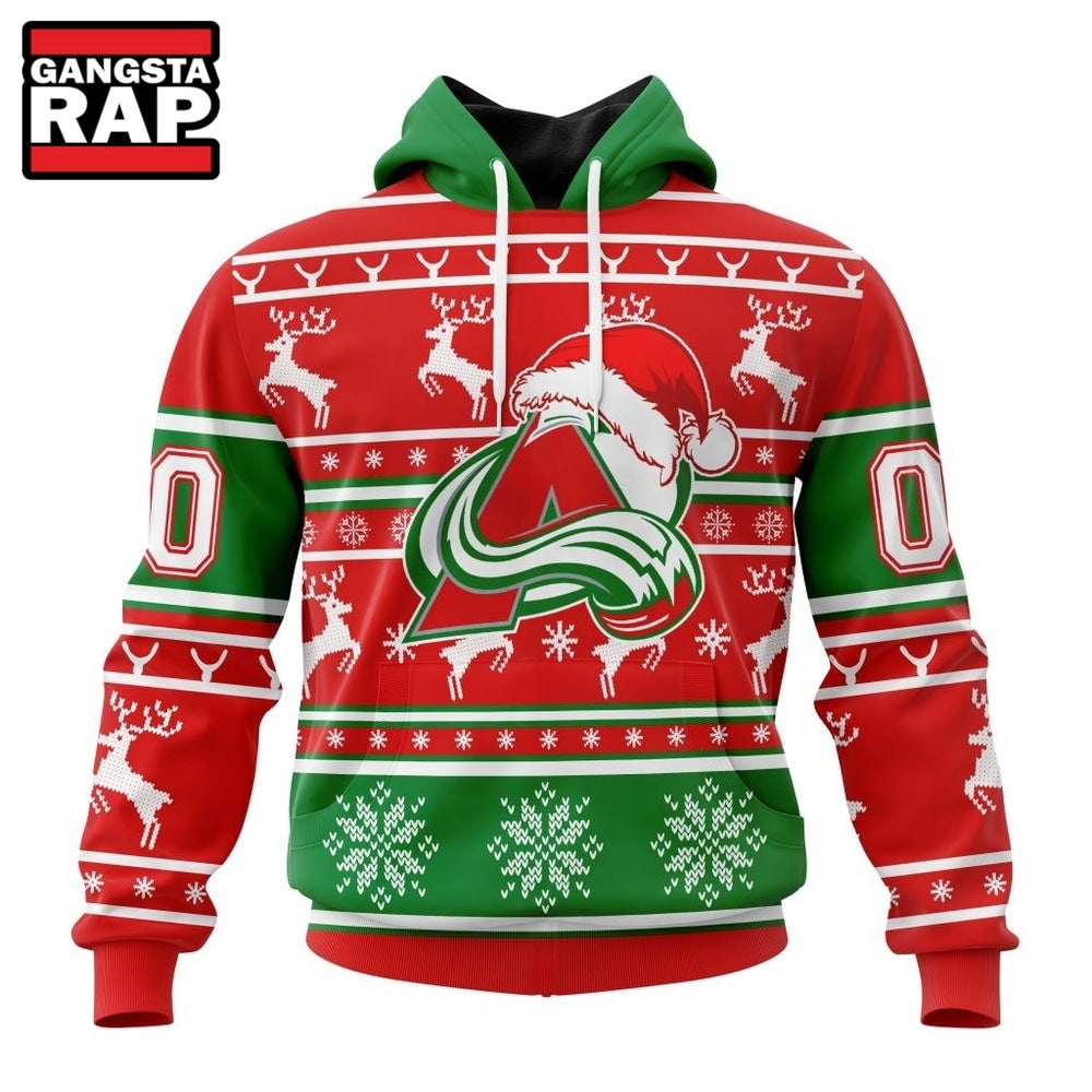 NHL Colorado Avalanche Specialized Unisex Christmas Is Coming Hoodie, T Shirt