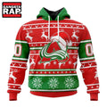 NHL Colorado Avalanche Specialized Unisex Christmas Is Coming Hoodie, T Shirt