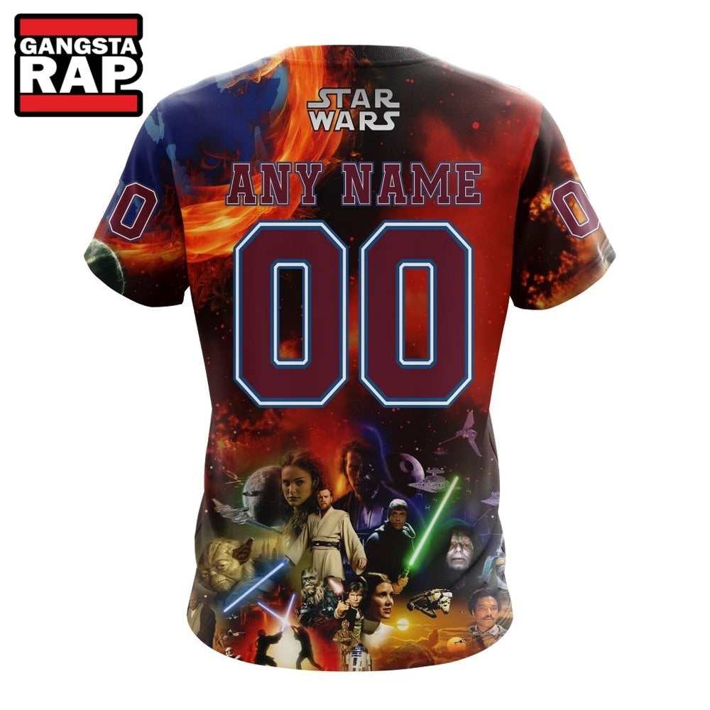 NHL Colorado Avalanche x Star War Specialized Design Hoodie, T Shirt