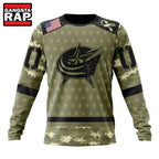 NHL Columbus Blue Jackets Special Camo Military Appreciation Hoodie, T Shirt