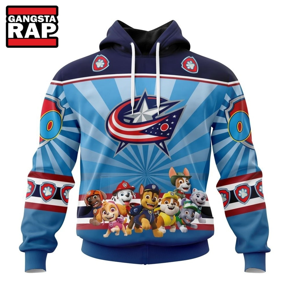 NHL Columbus Blue Jackets Special Paw Patrol Kits Hoodie, T Shirt