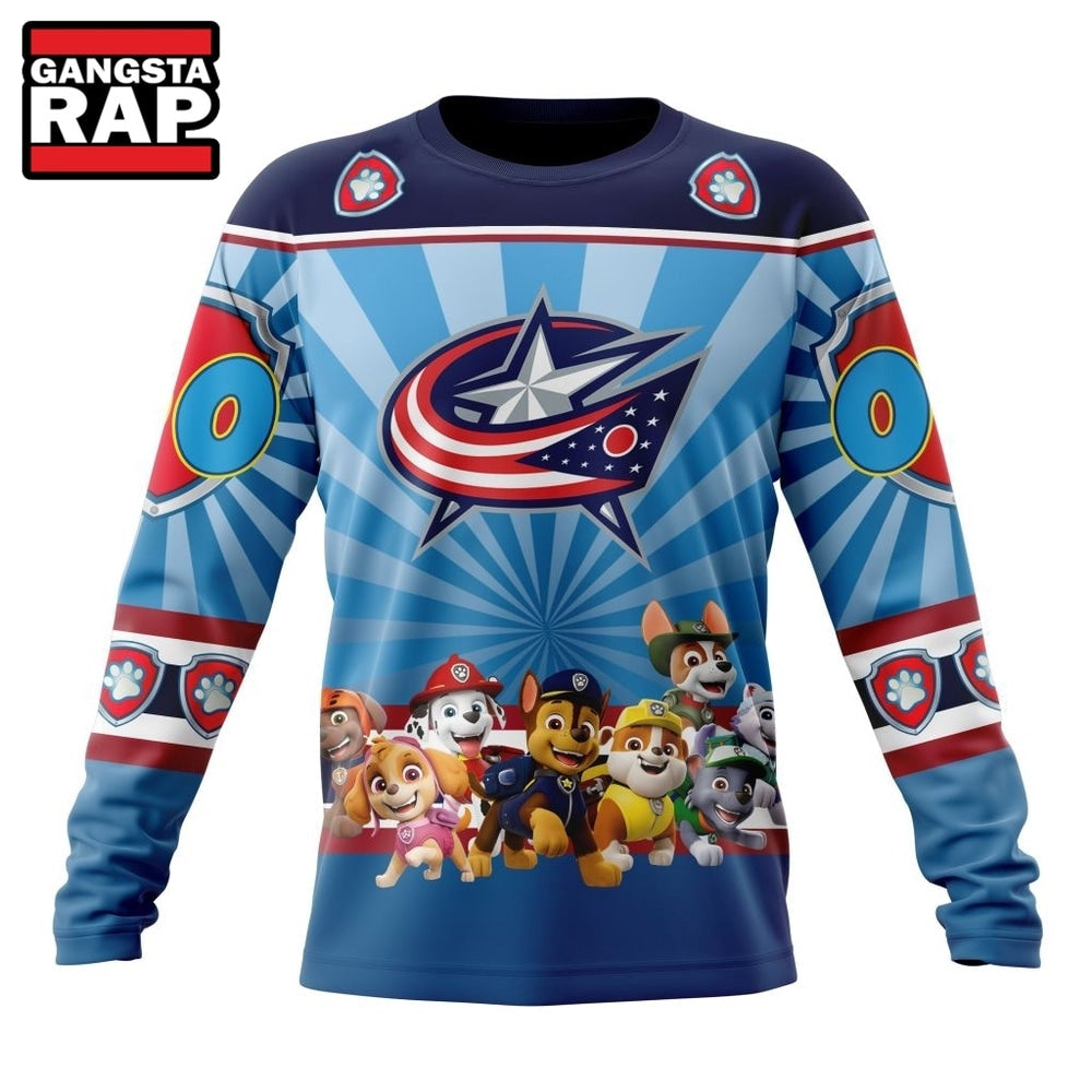 NHL Columbus Blue Jackets Special Paw Patrol Kits Hoodie, T Shirt