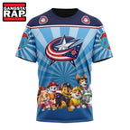 NHL Columbus Blue Jackets Special Paw Patrol Kits Hoodie, T Shirt