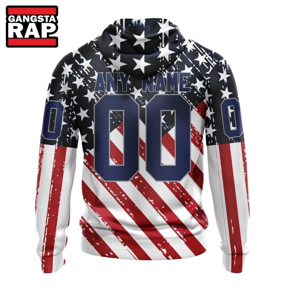 NHL Columbus Blue Jackets Specialized Kits For Honor USS Military Hoodie, T Shirt