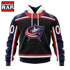 NHL Columbus Blue Jackets Specialized Unisex Kits With Retro Concepts Hoodie, T Shirt