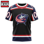 NHL Columbus Blue Jackets Specialized Unisex Kits With Retro Concepts Hoodie, T Shirt