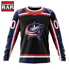 NHL Columbus Blue Jackets Specialized Unisex Kits With Retro Concepts Hoodie, T Shirt