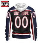 NHL Columbus Blue Jackets Specialized Unisex Kits With Retro Concepts Hoodie, T Shirt