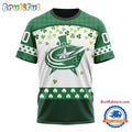 NHL Columbus Blue Jackets St. Patrick’s Day For Hockey Fans New Design T Shirt