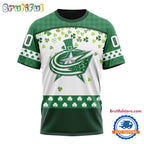 NHL Columbus Blue Jackets St. Patrick’s Day For Hockey Fans New Design T Shirt
