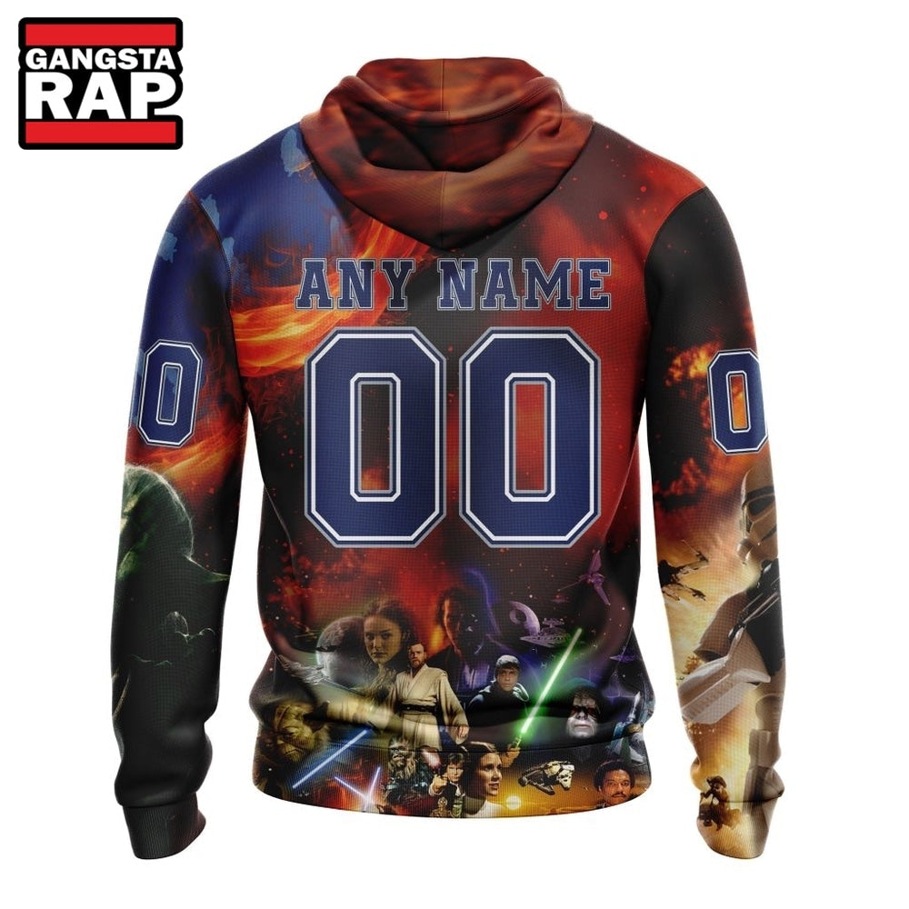 NHL Columbus Blue Jackets x Star War Specialized Design Hoodie, T Shirt